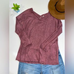 Cross Cross Back Long Sleeve